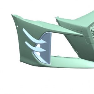 AUDI RS3 8Y FL GEN 2 - CARBON FRONT BUMPER CANARD INSERTS (FL GEN 2)